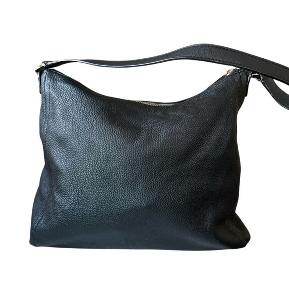 Kate Spade New York Town Road Aurelia Black Pebbled Leather Shoulder Bag READ - Picture 3 of 12